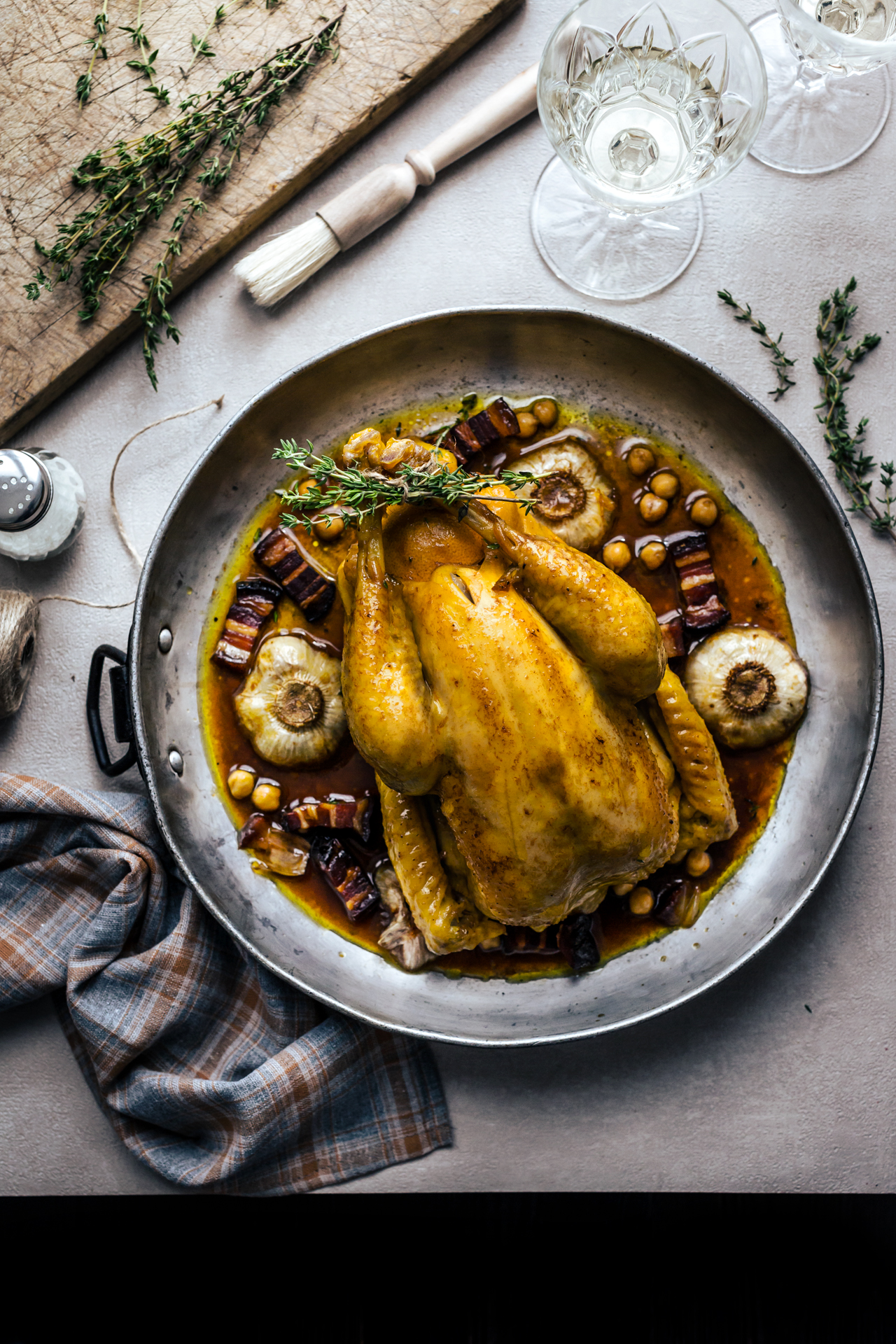 Pollo Arrosto Ripieno Di Ceci Alla Paprika La Petite Xuyen